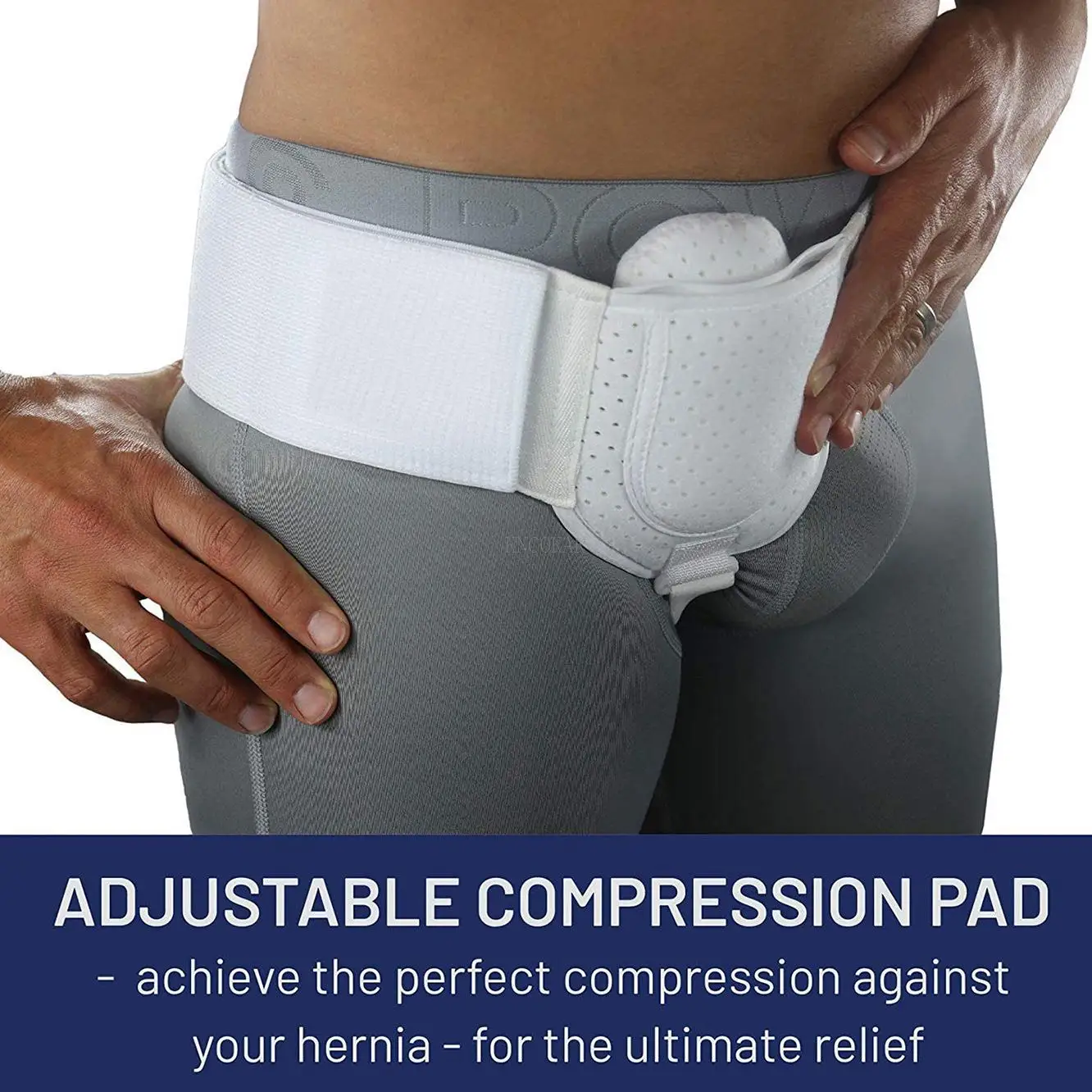 Inguinal support strap, hernia fixation strap, corrective strap, body strap, portable and comfortable fixation