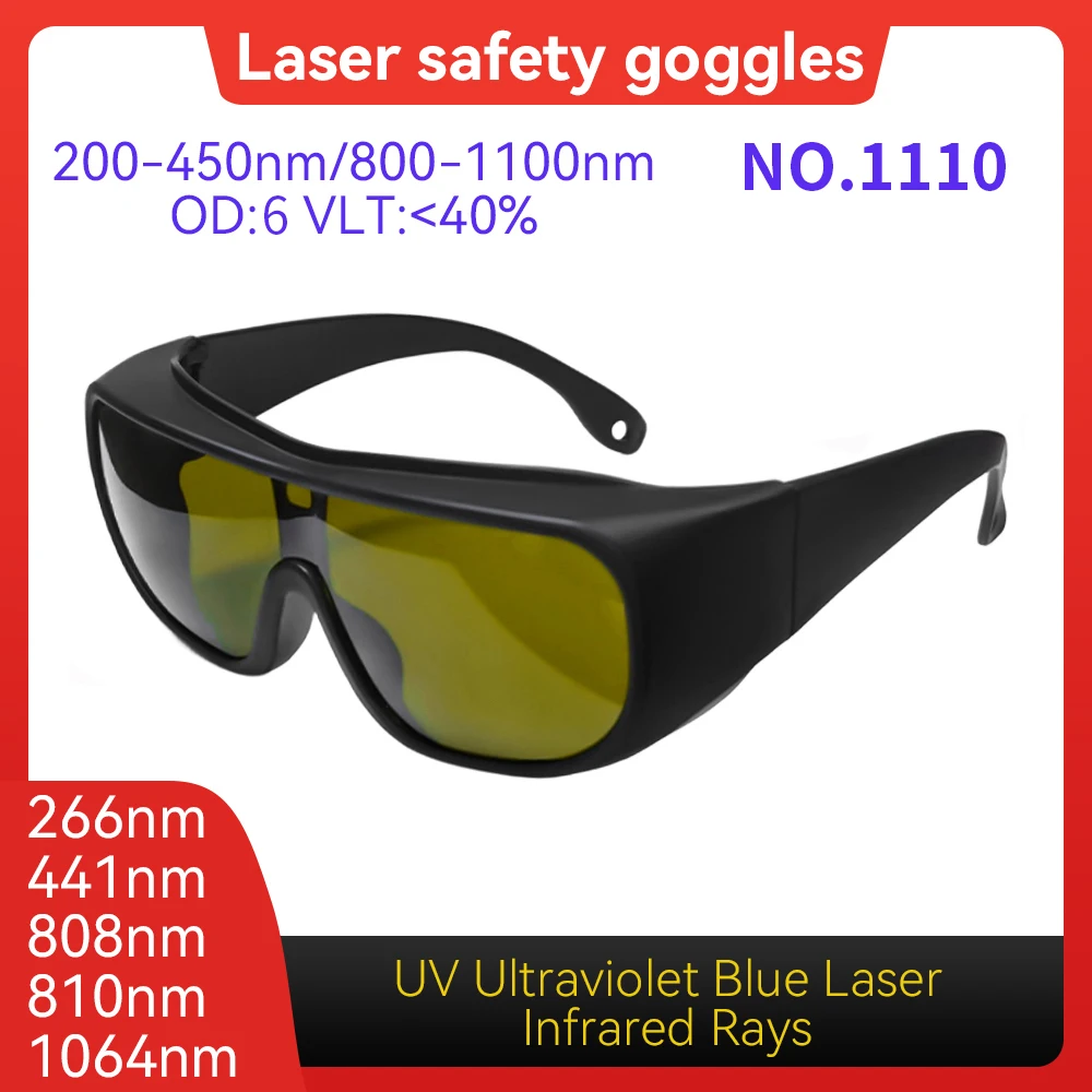 Laser Protection  laser glasses 10600nm OD6 UV400 532nm 808nm 1064nm Laser Safety Glasses IPL glases Laser Protective glasses