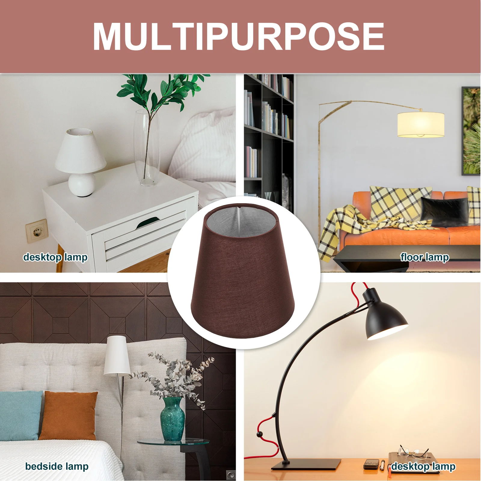 

Тканевый абажур, декоративный маленький натуральный для стола, сменные абажуры, светопроницаемость, люстра