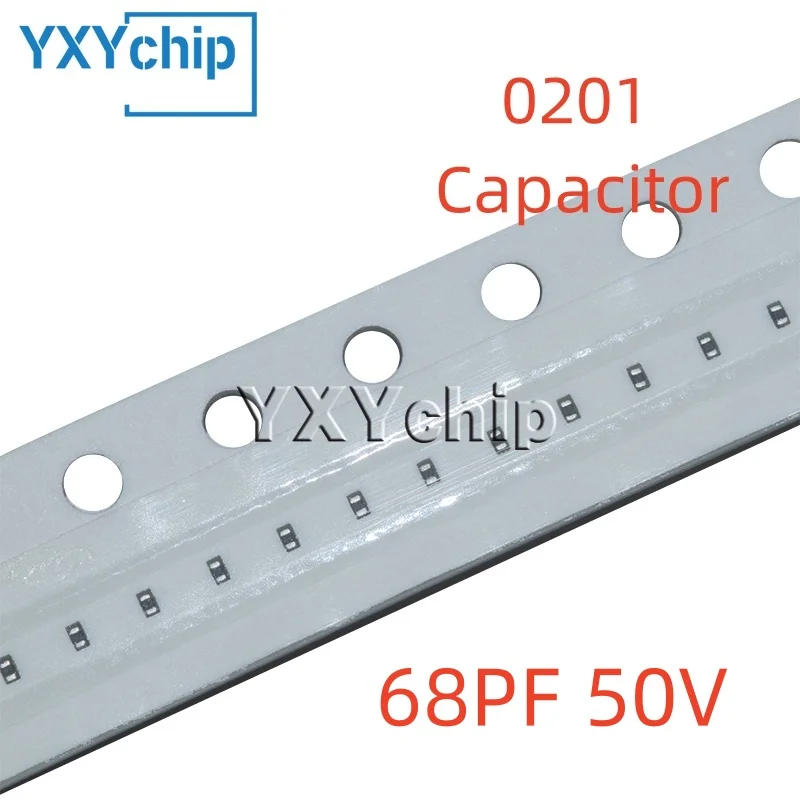100PCS 0201 68PF 50… - image
