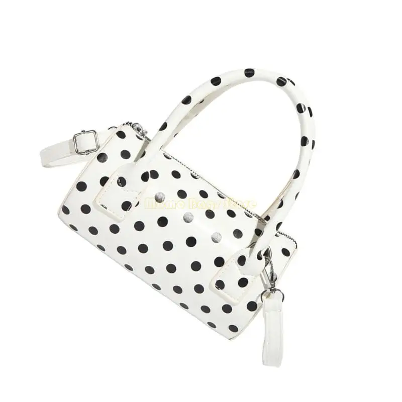 

X90D Stylish Round Shoulder Bag Multipurpose PU Crossbody Bags Multipurpose Compartments Fashion Accessory