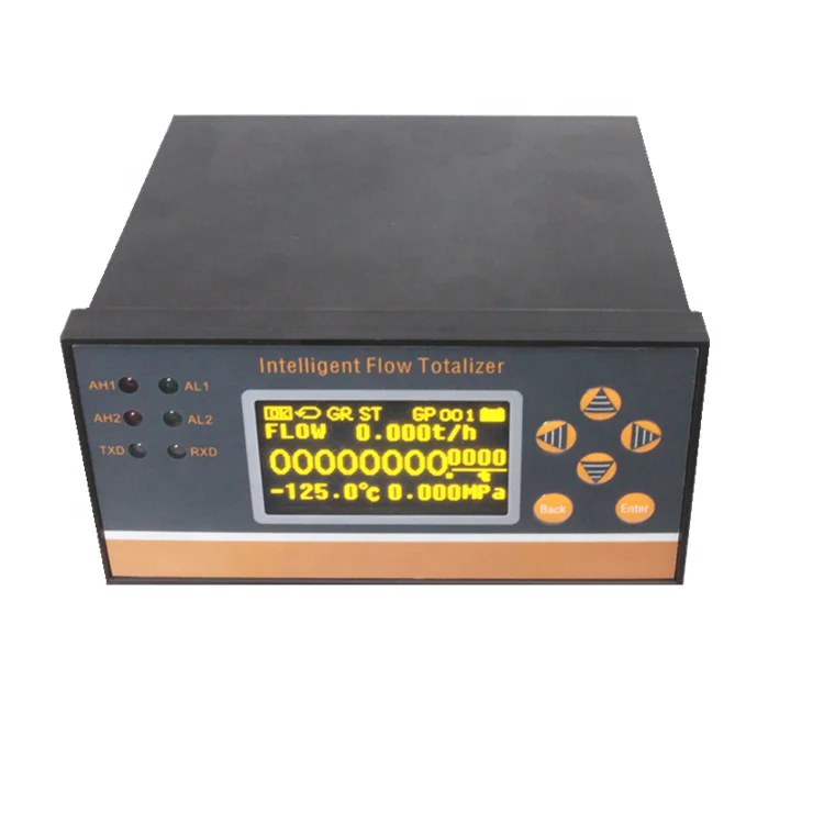 Intelligent OLED Digital 4-20mA Current Output RS485 Communication Flow Integrator