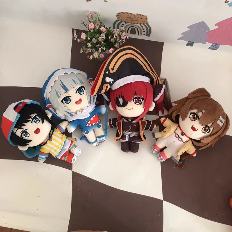 Mainan mewah Virtual YouTuber boneka boneka Hololive Inugami Korone Oozora Subaru Houshou laut Gura hadiah Natal figur Plushie