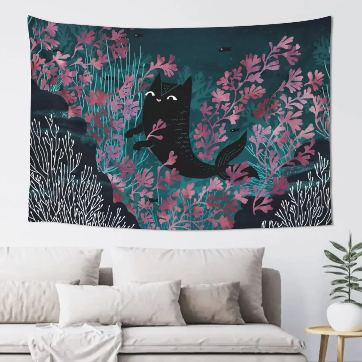 

Undersea Tapestry Custom Wall Mural Nordic Home Decor Tapestry