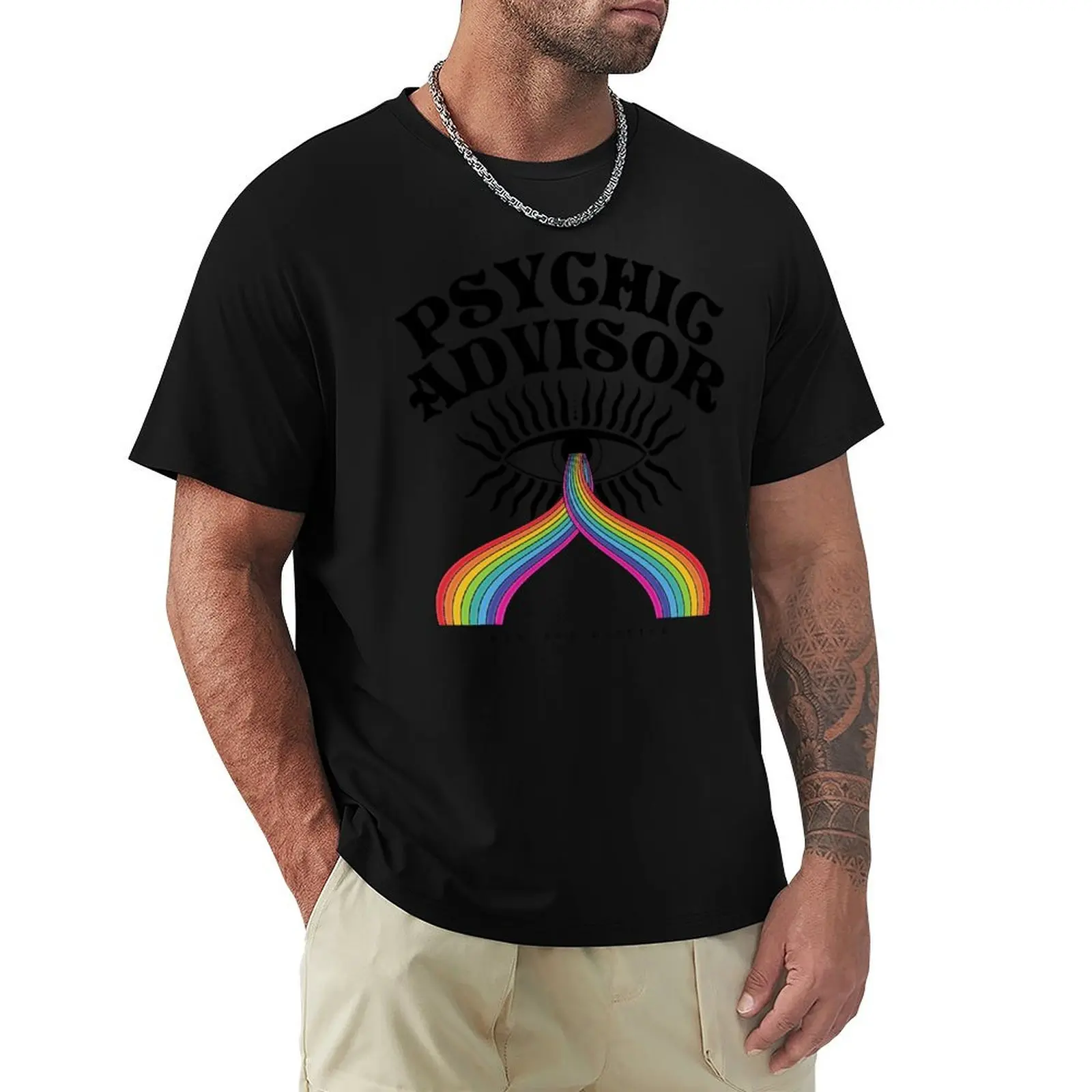 

Psychic Advisor T-Shirt clothes anime T-shirts man summer tops fruit of the loom mens t shirts