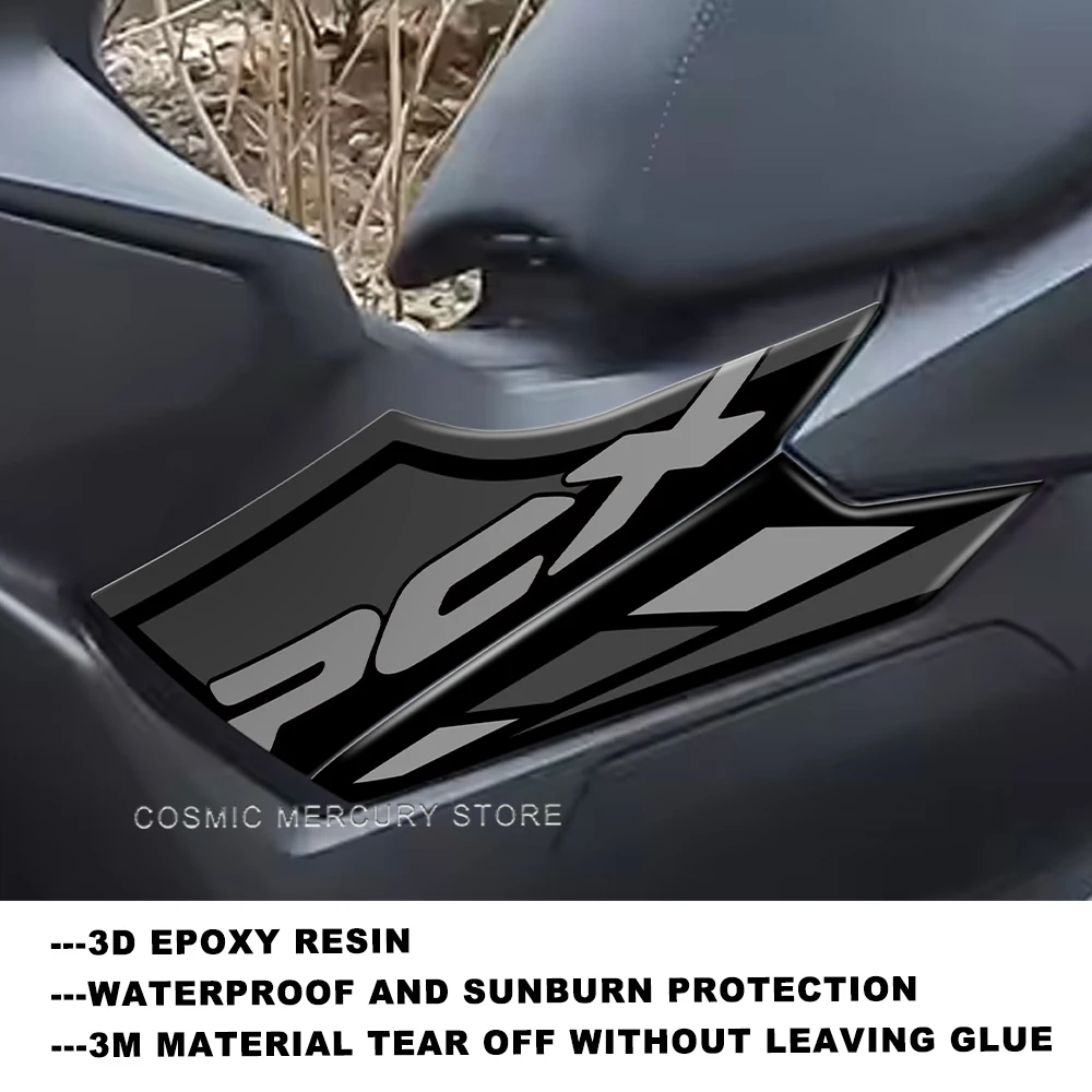 Motorcycle Tank Pad Sticker For Honda PCX 160 2025 Protective Stickers Kit 3D Gel Epoxy Resin Stickers
