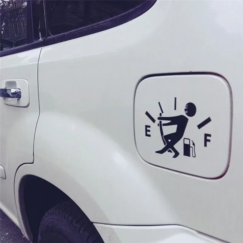 Stiker mobil lucu tangki bahan bakar tarik Pointer Full Hellaflush vinil reflektif dekorasi mobil Decal grosir Anime Aksesori Mobil