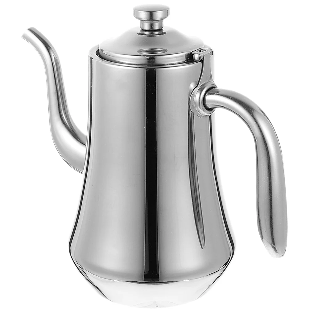 

Чайник из нержавеющей стали, бытовой чайник для воды, легко очищаемый заварочный чайник, компактный кухонный чайник, практичный, для ежедневного использования