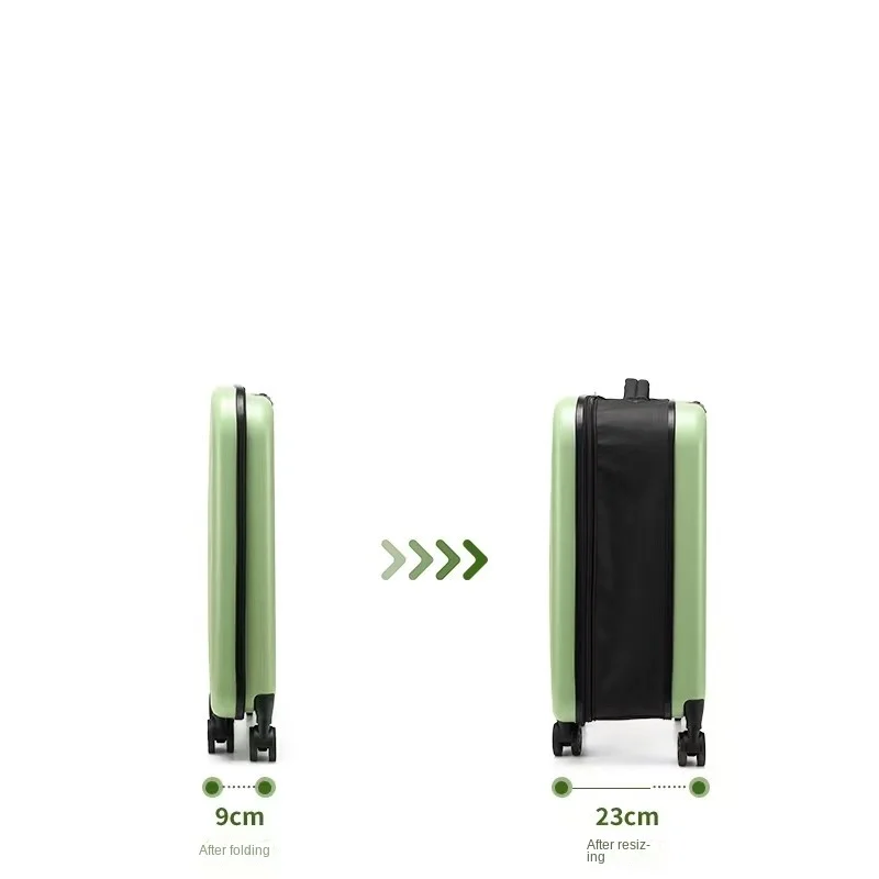 Trolley luggage bag folding rolling luggage password travel suitcase on wheels Cabin Rolling Luggage