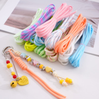 2Meters 4mm Colorful Luminous Nylon Rope 7 Strands Braided String Cord Glow In The Dark DIY Bracelet Keychain Sewing Accessories