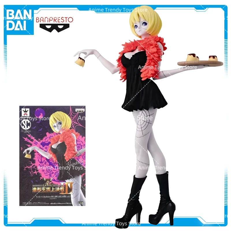 In Stock ONE PIECE SC Bandai Original Figures Banpresto Victoria Cindry Anime Action Figure Model Toys WY