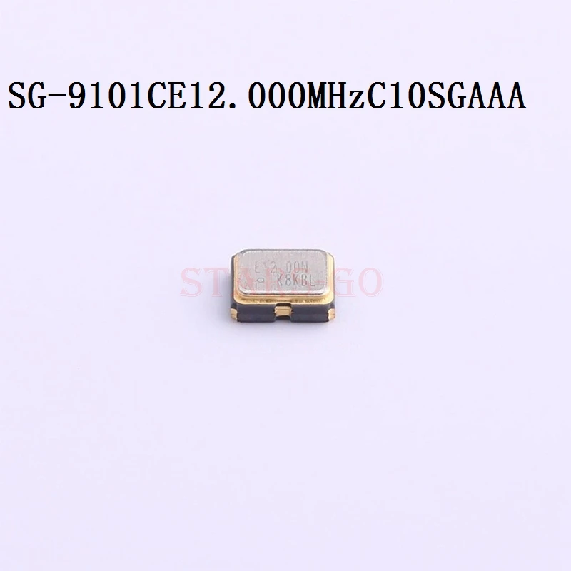 10PCS/100PCS 12MHz 3225 SMD 1.62V~3.63V -40℃~+85℃ SG-9101CE 12.000MHz C10SGAAA Pre-programmed Oscillators