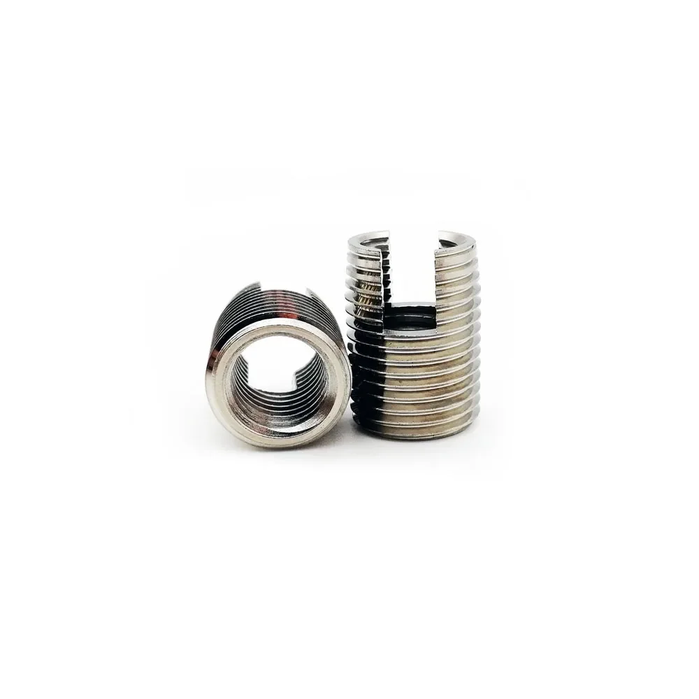 Self-Tapping Inserts M2 M2.5 M3 M4 M5 M6 M8 M10 M12 threaded insert Metal thread repair kit Stainless Steel helicoil rosca