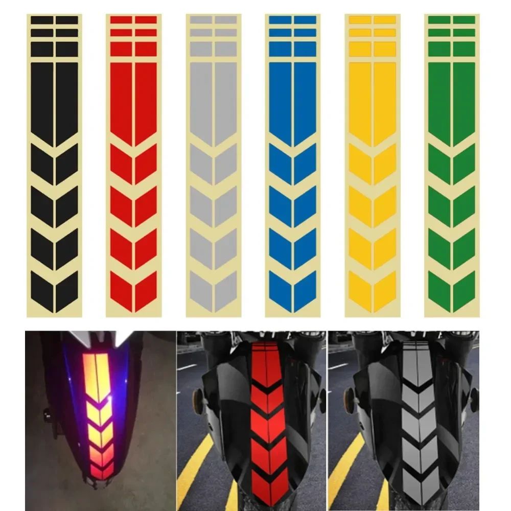 Motorcycle Arrow Stripe Stickers for Universal Body Kits Paste Waterproof Oilproof Reflective Sticker Motorbike Tape Decal