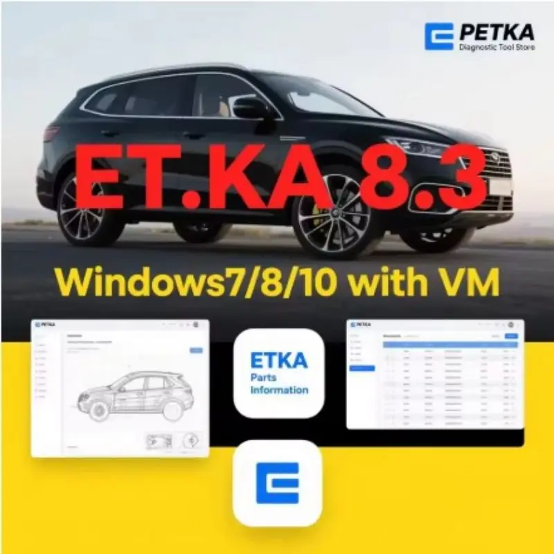 

Maintenance software ETKA 8.3 2025, the newest, electronic parts catalogue for vehicles, suitable for