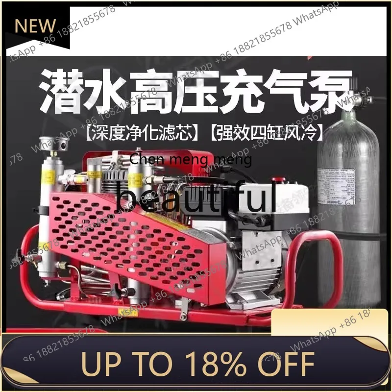 

Z189 High pressure air pump 30mpa diving bottle pump 20mpa fire positive pressure air compressor