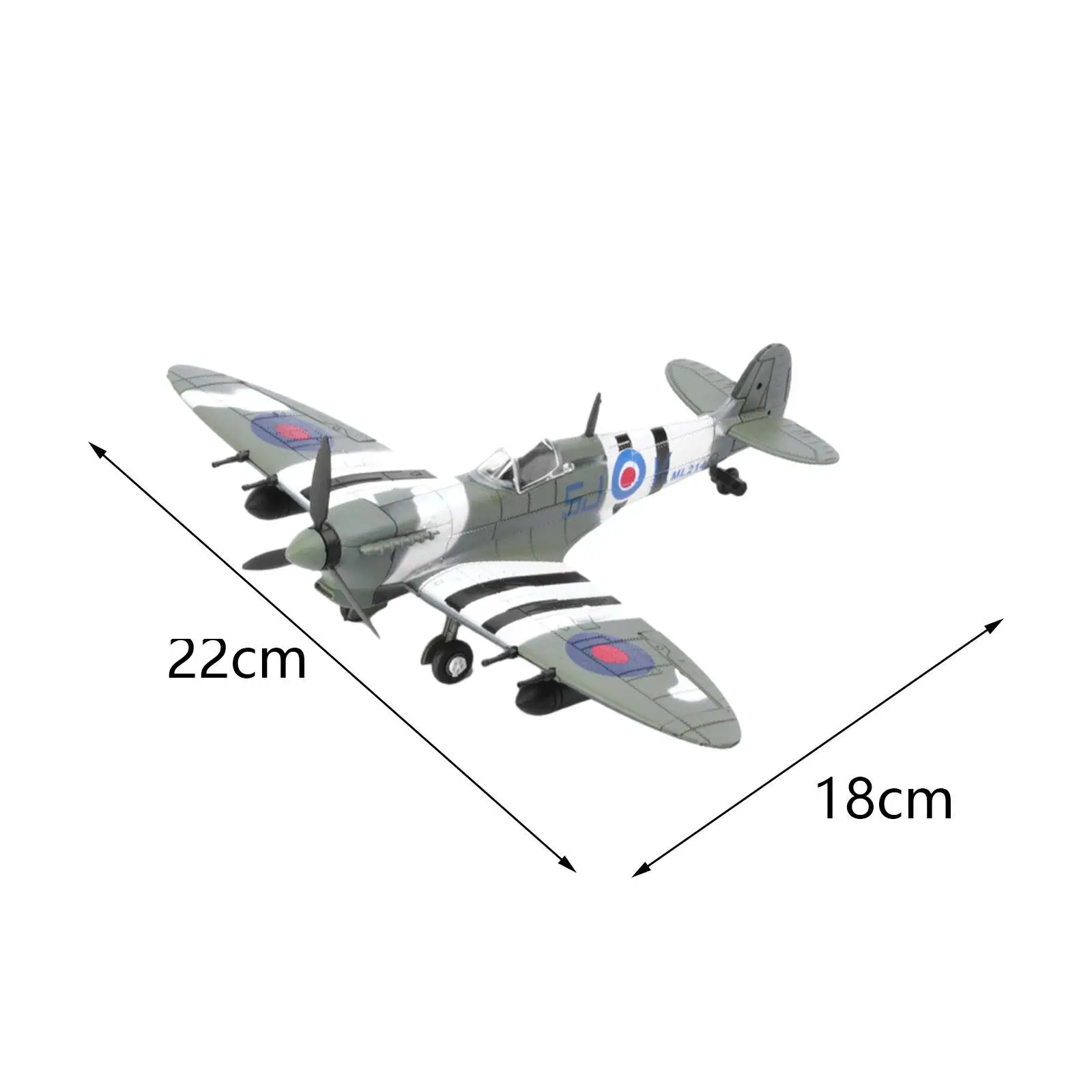 Set di costruzione di aeroplani giocattolo per aereo da collezione di decorazioni per scrivania modello di aeroplano 1/48