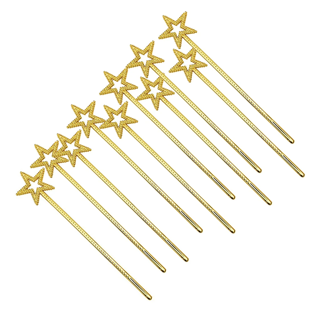 10 Pcs New Fairy Stick Large Princess Angle Wand Dress Gifts for Kids Girls Christmas