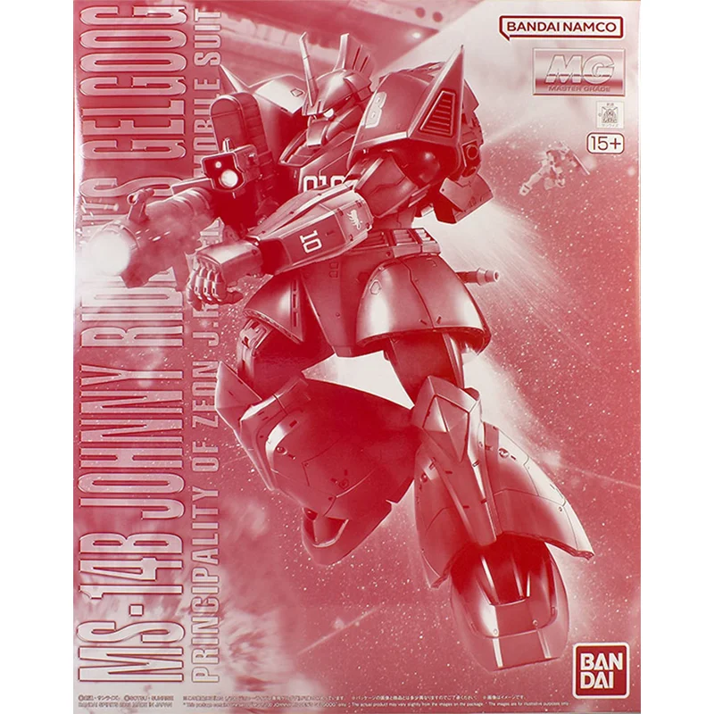 Original Genuine MG 1/100 MS-14B JOHNNY RIDDEN'S GELGOOG Gundam 2.0 Ver. Bandai Anime Model Toys Action Figure Gifts Collectible