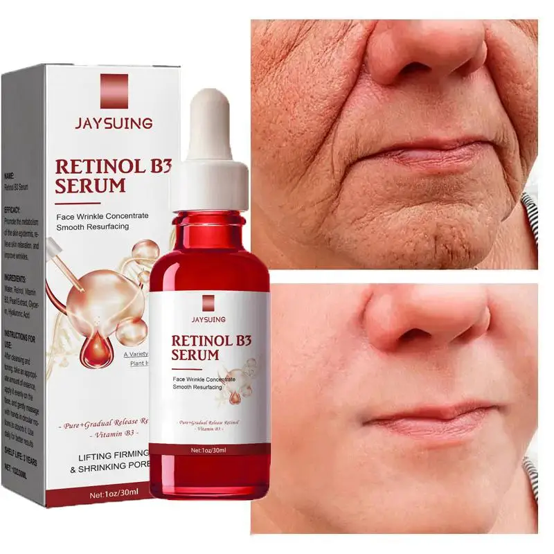 

Concentrated Serum Anti Aging Pure Retinol Vitamin B3 Vitamin C Niacinamide Serum Facial Serums Blue Copper Peptide Base 30ml