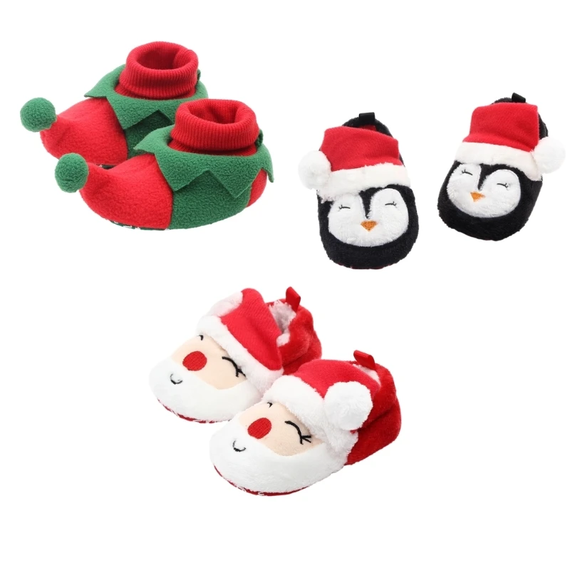 

Warm Lining Baby Shoes Learning to Walking Shoes for Christmas 11cm/12cm/13cm