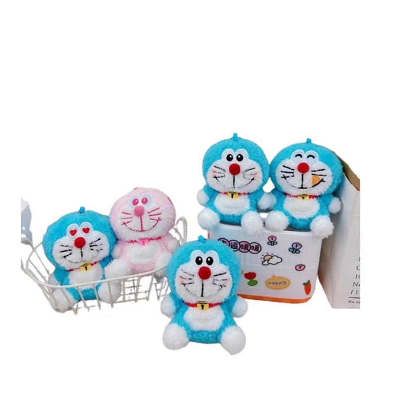 

Latest Doraemon Keychain Backpack Pendant Keychain Kawaii Plush Toy Doll Cartoon Anime Cute Gift for Girlfriend