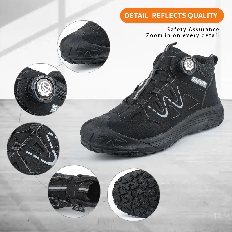 Mechanical Assembly, Logistics Handling, Anti-Kick Safety Shoes, Protective Shoes, Work Shoes, Anti-Smashing, Anti-Puncture