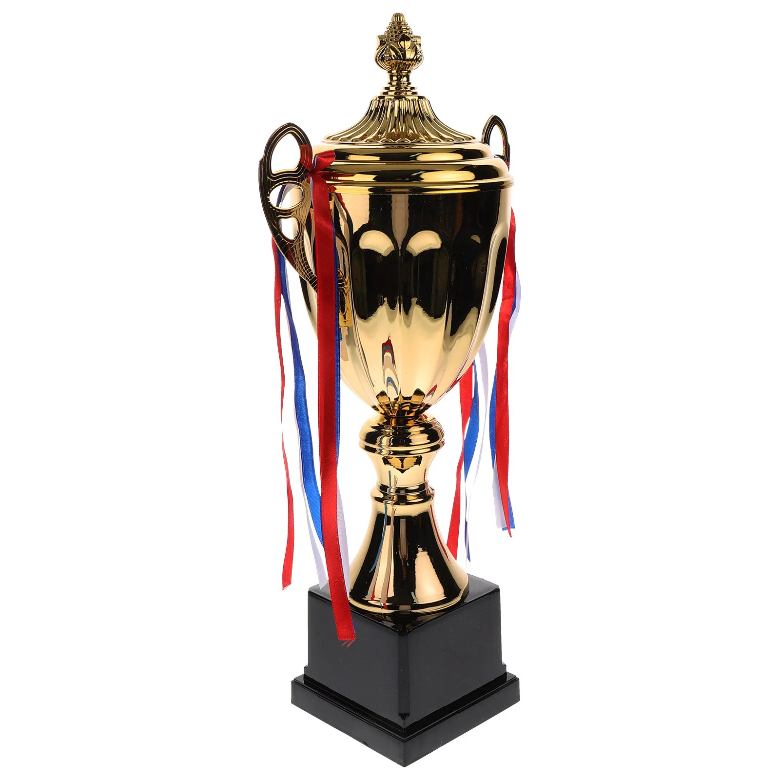 1Pcs Trophy Golden Cup Design Metal Award Trophy for Basketball Sports Events Ceremony Tournament School