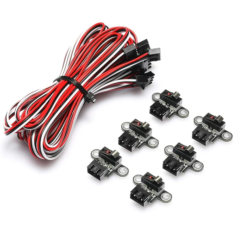 6PCS Mini Limit Switches With 1M 3 Pin Cable For 3018-Prover/3018-MX3/3018-Prover Mach3