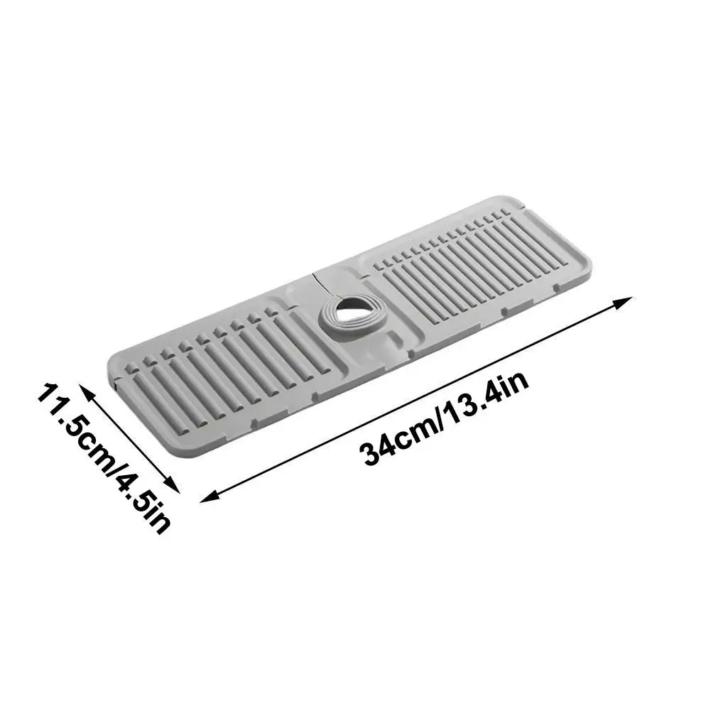 Tappetino per rubinetto in Silicone da cucina increspature per acqua rubinetto tappetino per raccoglitore d'acqua grande lavello Splash Pad protezione per controsoffitto bagno