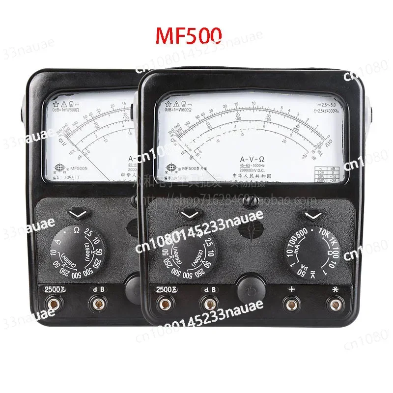 Pointer Multimeter MF500 High-precision Mechanical Pointer Meter Inner Magnetic Outer Magnetic 2500V