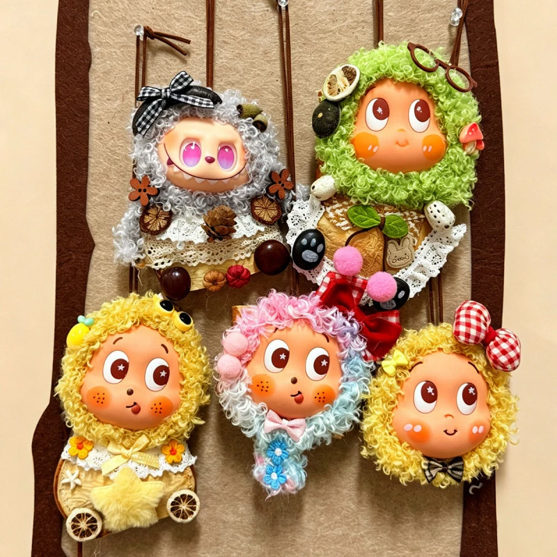 Finished product star-shaped rattan soybean pod doll cute pendant car hanging decoration, hot-selling at cultural and creative s