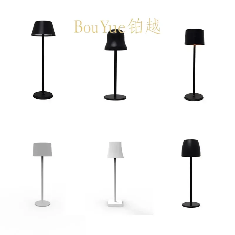 LED Touch Control Night Light Rechargeable Bedside Lamp Eye Care Reading Desk Lamp for Bedroom Bar Restaurant Simple Creative
