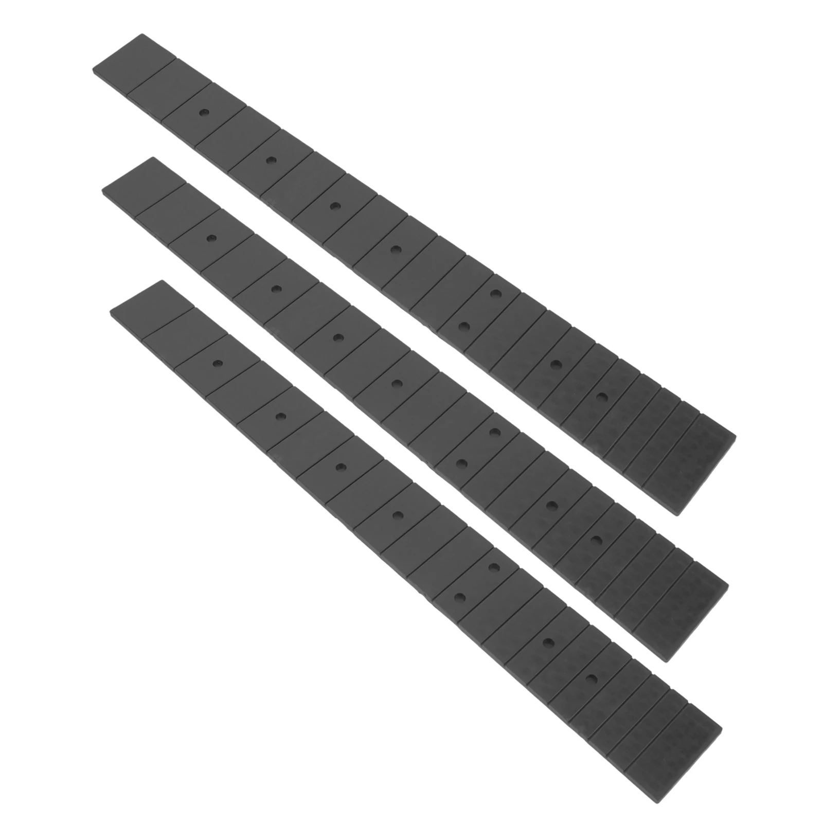 

3 Pcs Ukulele Fingerboard Headless Guitar Neck Replacement 38 Inch ABS Fretless For Folk Parts Acoustic String Instruments