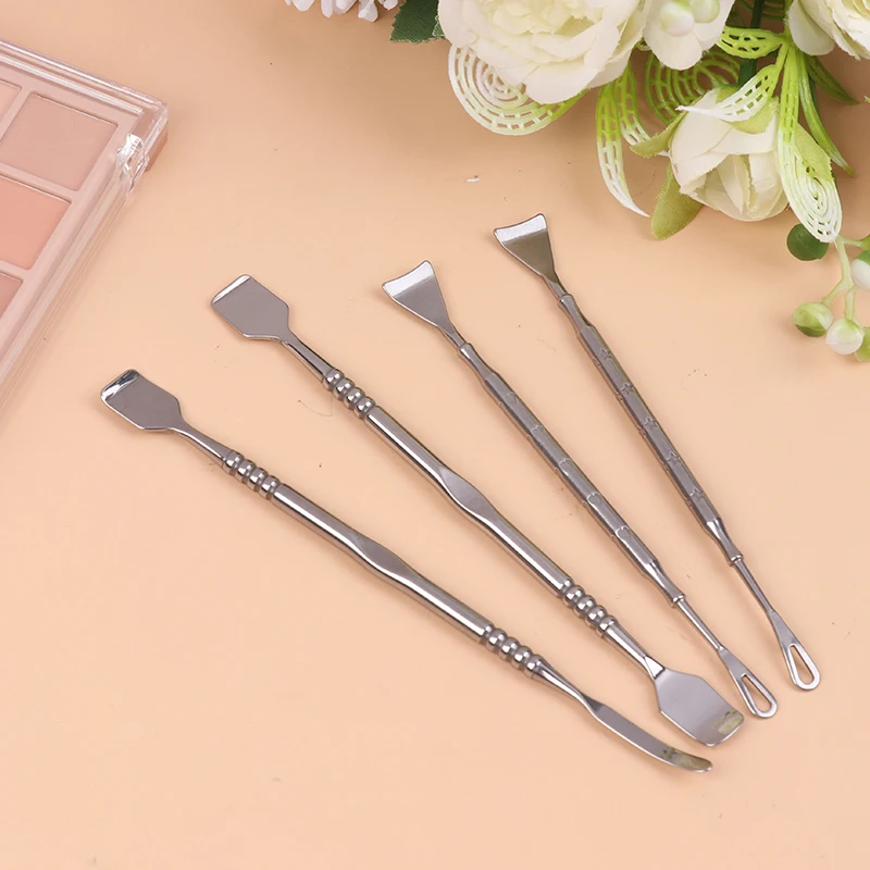Estrattore di punti neri a doppia testa in acciaio inossidabile Strumento professionale per la cura della pelle per la pulizia dei pori del viso e la rimozione dei comedoni