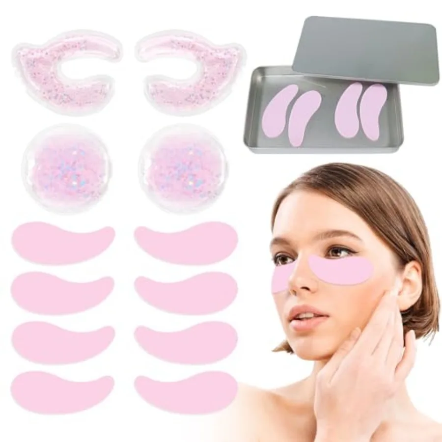 Reusable Silicone Eye Pads for Puffiness Relief