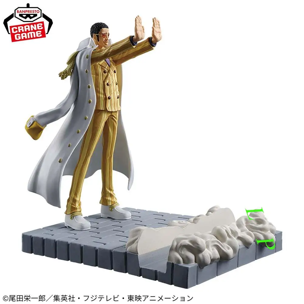 

Banpresto BANDAI Brand new spot goods ONE PIECE Borsalino mobile phone rack navy general Anime Figure Model Genuine Boxed Toy