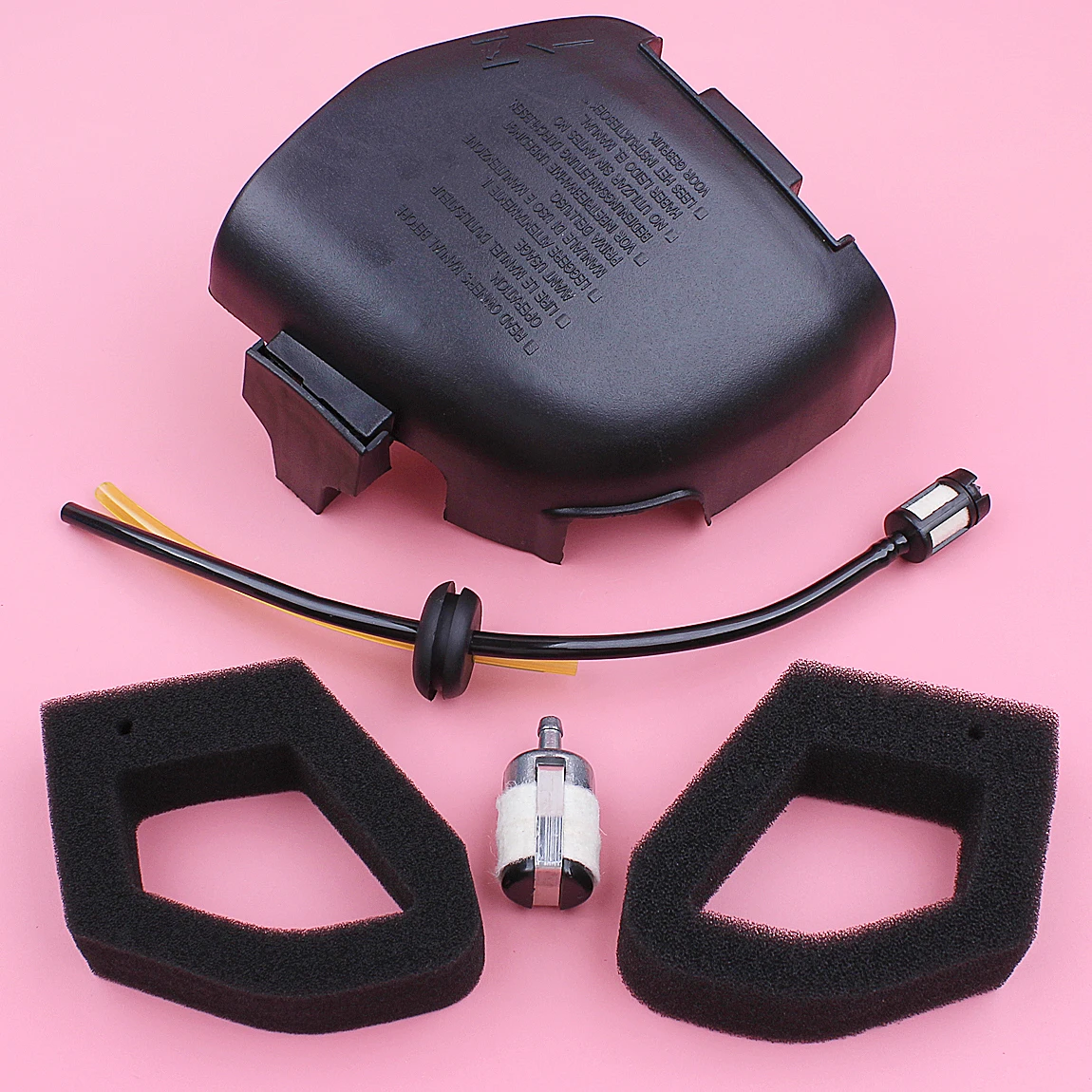 Imagem -02 - Conjunto da Capa do Filtro de ar para Honda Gx35 Hht35s Linha de Filtro de Combustível Kit de Cortador de Grama Motor Substituir Parte 17211-z0z000