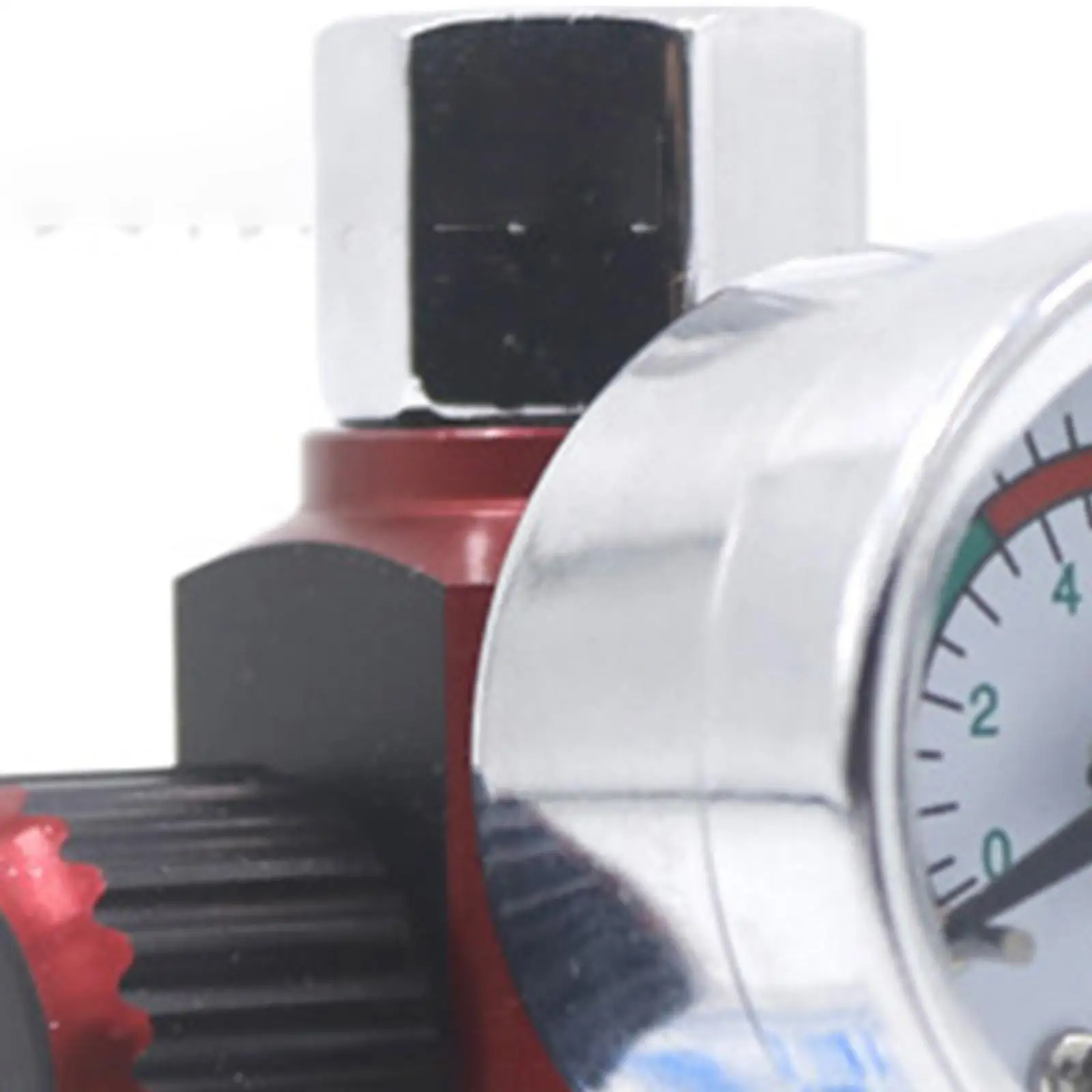 Paint Spray Air Pressure Regulator with Pressure Gauge Pneumatic Tool Adapter