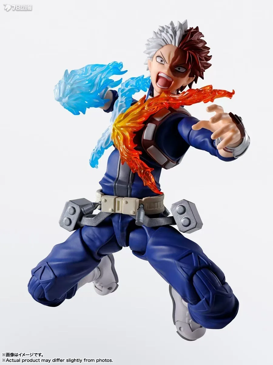 반다이 오리지널 SHF My Hero Academia Denki Kaminari 애니메이션 액션 피규어 어린이를위한 장난감 선물
