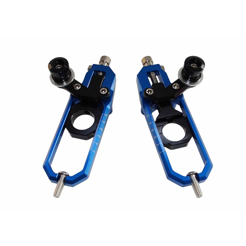 waase Motorcycle CNC Aluminum Chain Adjusters with Spool Tensioners Catena For Suzuki GSXR1000 GSXR 1000 K7 K8 2007 2008