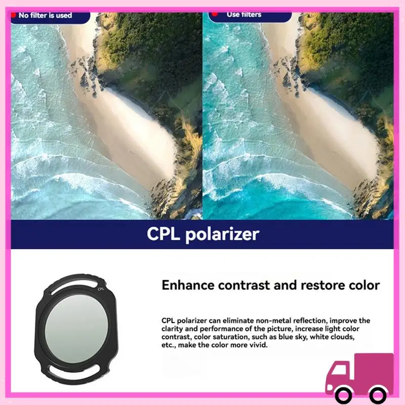 

Compact For O4 Air Unit Pro Filter Set 8PCS Camera Protection Lens Filter Fordji O4 Air Unit Pro/Avata2