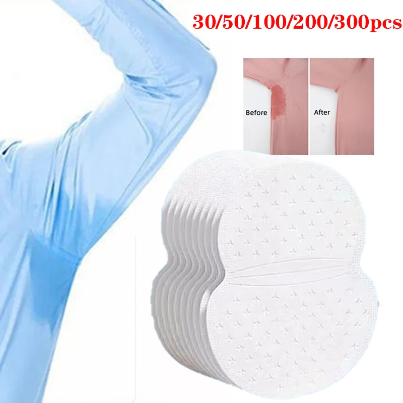 

30/50/100/200/300 шт. подушечки унисекс, летние дезодоранты, подушечки против пота, одноразовые впитывающие подмышки