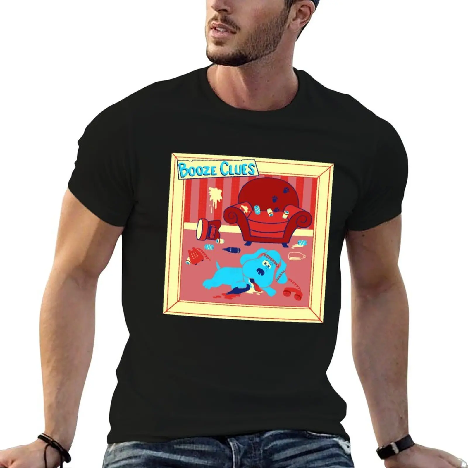 T-shirt décontracté à coupe ample pour l'été, de la marque Booze Clues