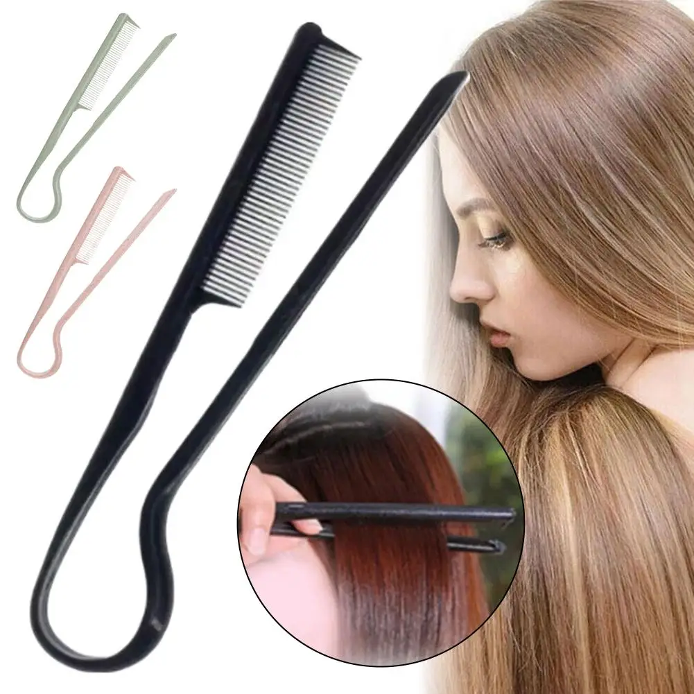 NEW Hairdressing V-shaped Comb Hair Sorting Straight Comb Clip Styling Comb Straightening Comb Hair Tools Home Comb