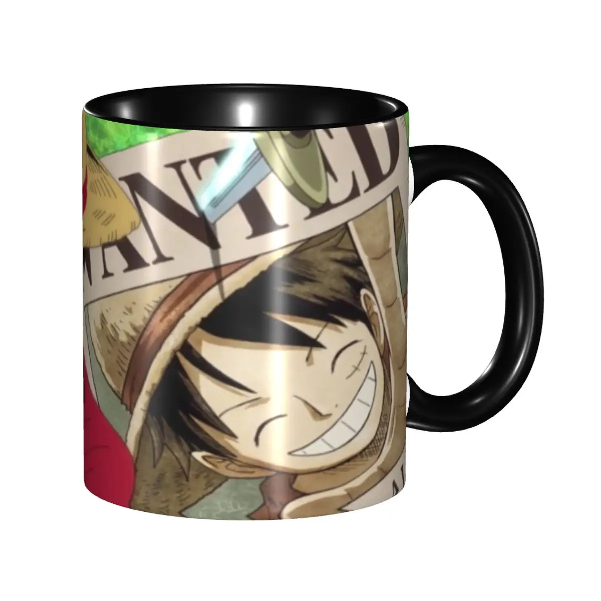 

Новая кружка Luffy Zoro Tony Chopper Anime Merch, забавная кофейная чашка