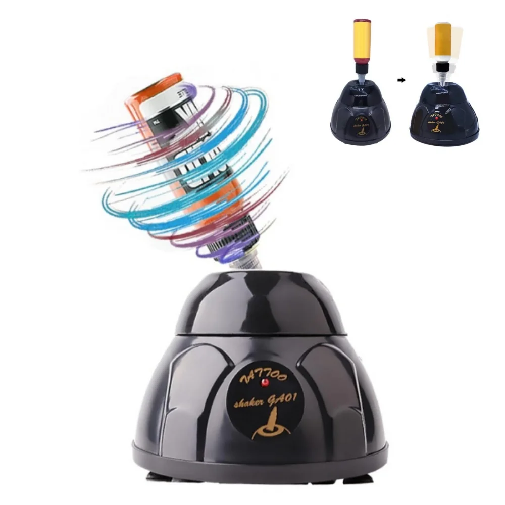Mini misturador vortex 5200rpm shaker tatuagem suprimentos para laboratório mistura pintura unha polonês cílios adhensivos tinta de tatuagem e tubos de ensaio