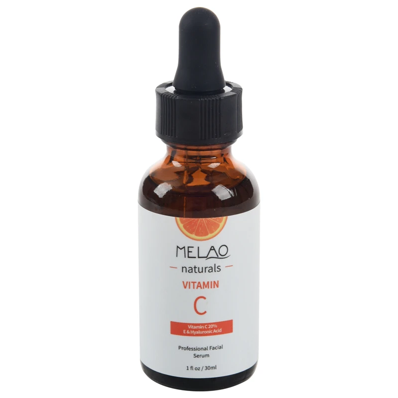 MELAO Natural Vitamin C Serum For Face Organic Anti-Aging Topical Facial Serum, 20% Vitamin C + E 30ML