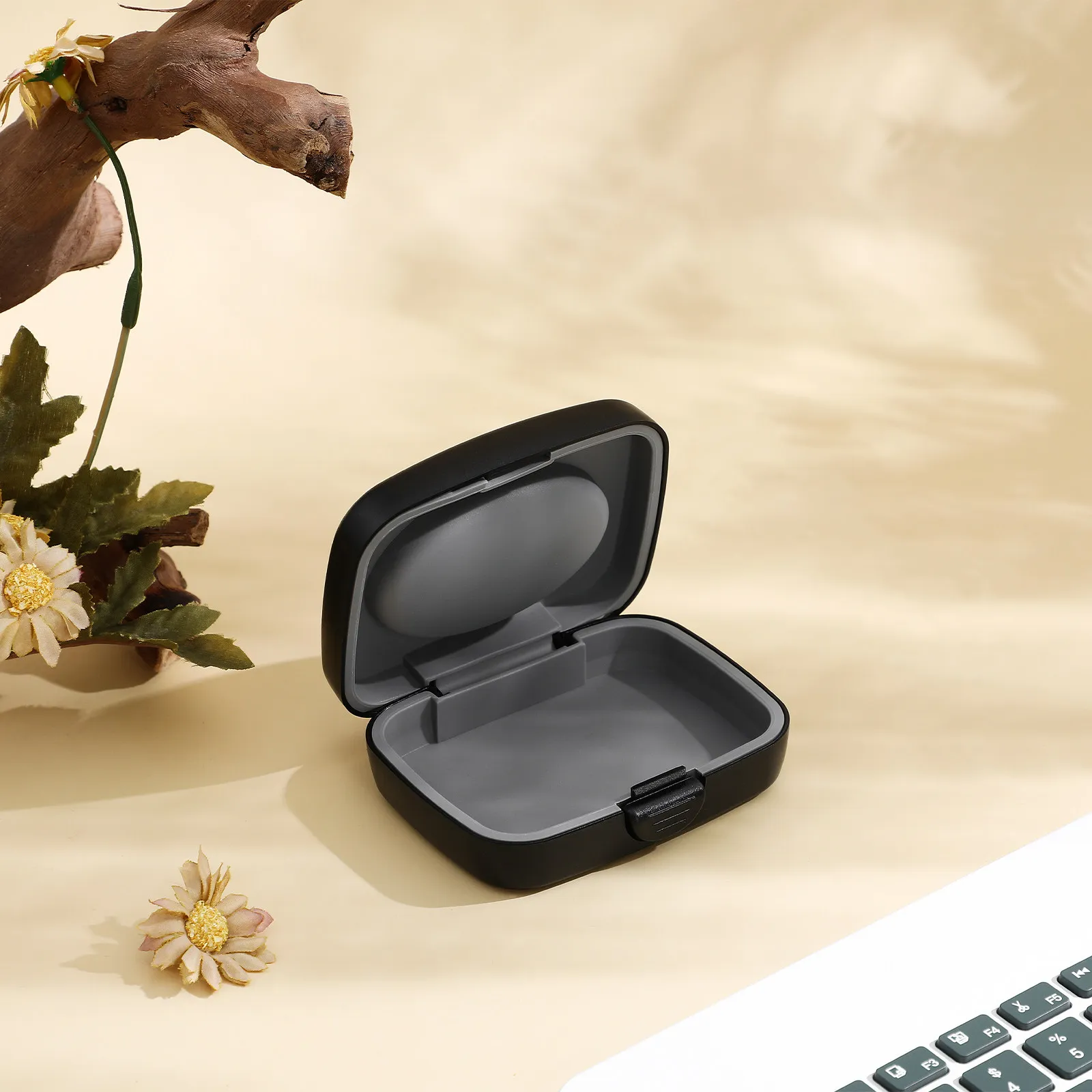 

Портативный ударопрочный водонепроницаемый футляр для слуховых аппаратов: компактный, легкий, удобный для путешествий