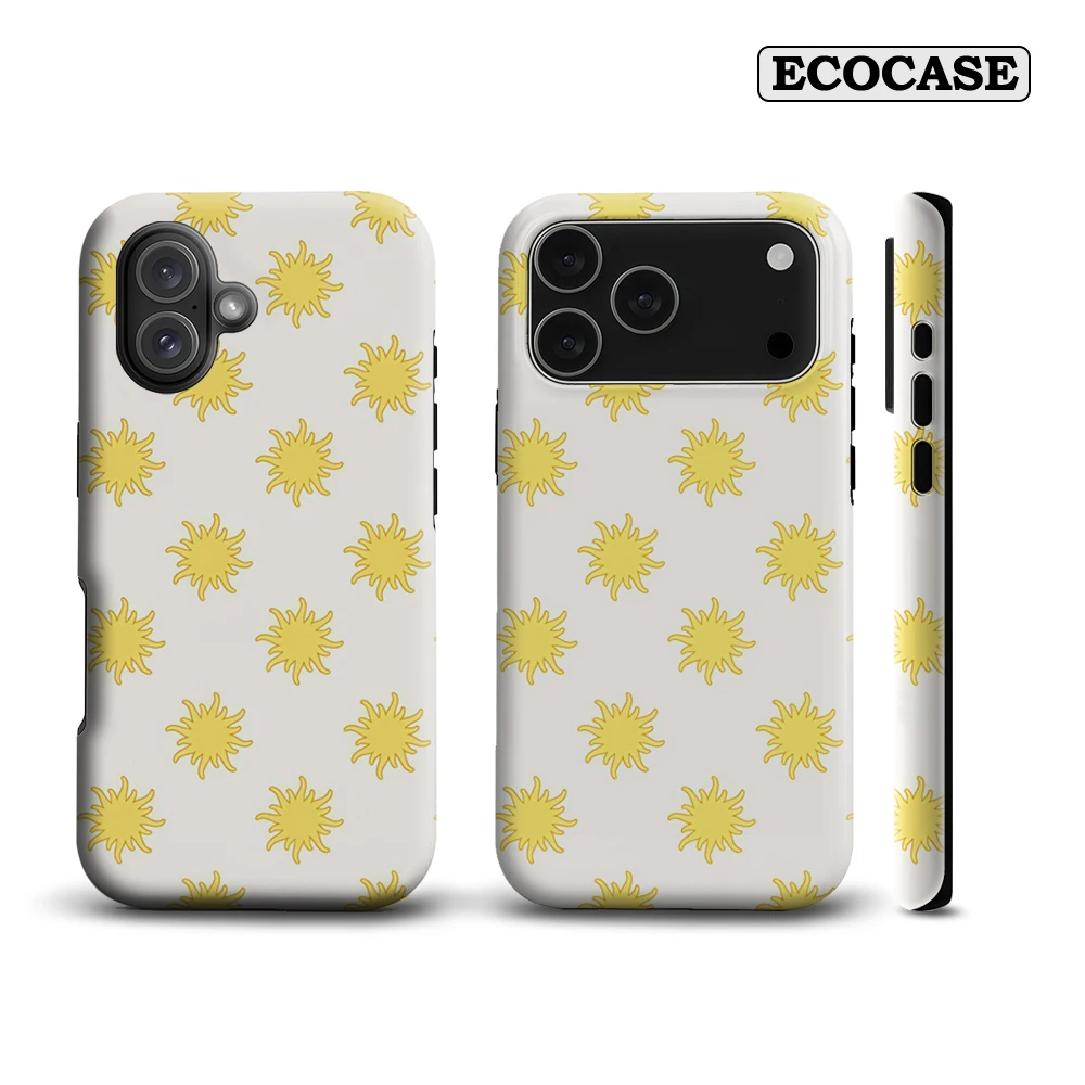 Sonnenmotiv-Muster IPhone 17 Must-Haves Handyhülle für IPhone 17 16 15 14 13 12 11 Pro Max Plus Doppelschichtige Rückseite